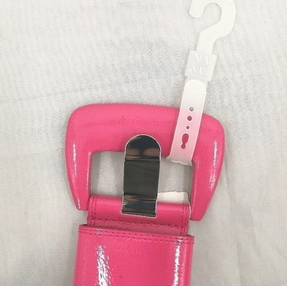 New York & Company Women's 8/M Hot Pink Belt